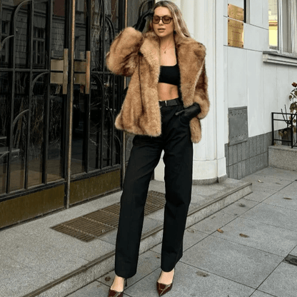 Fiona Faux Fur Coat