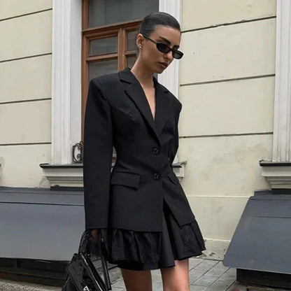 Joanna Blazer with Lace Details