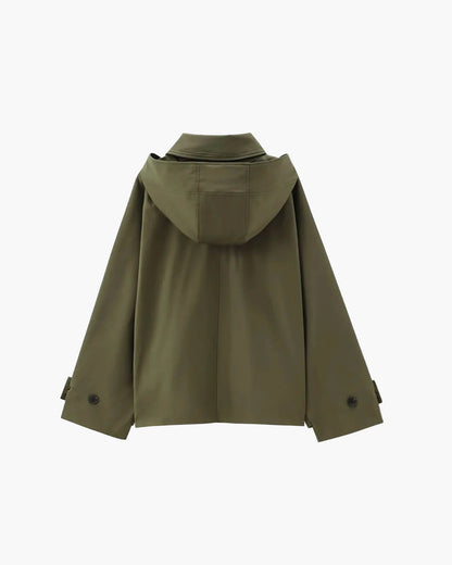 Julia Hooded Trench Coat