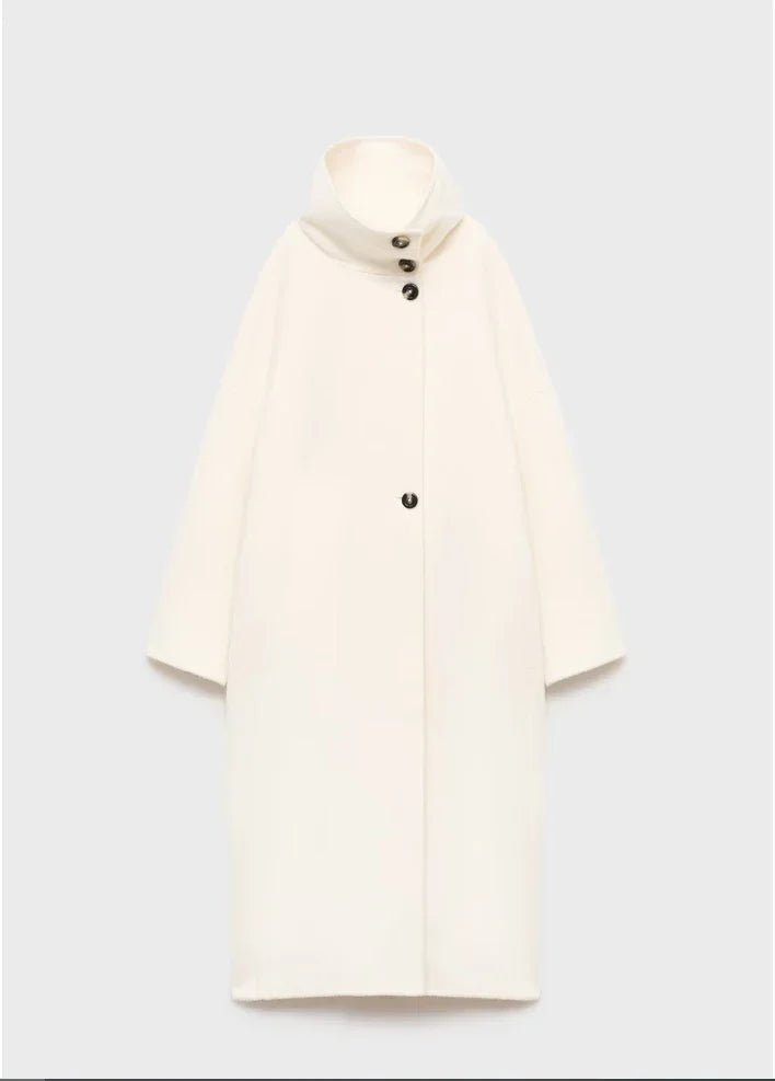Juliana Stand Collar Long Coat