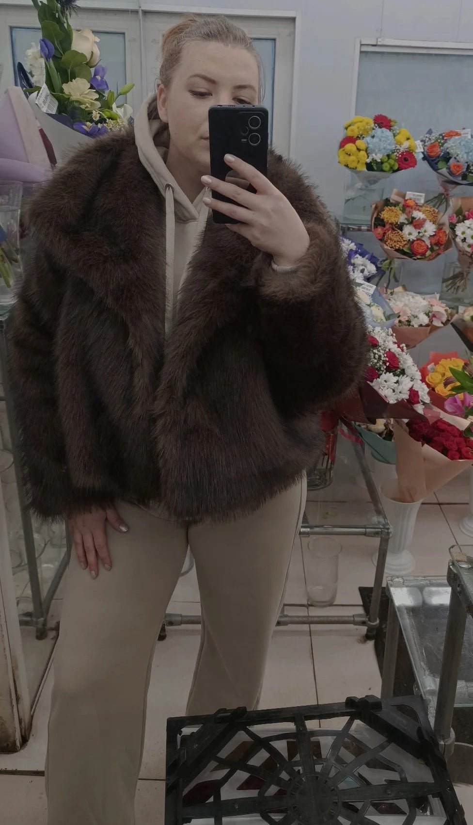 Mandy Faux Fur Jacket