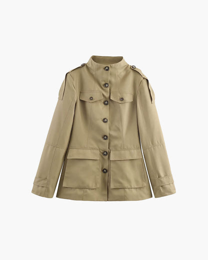 Melinda Slim Fit Trench Coat