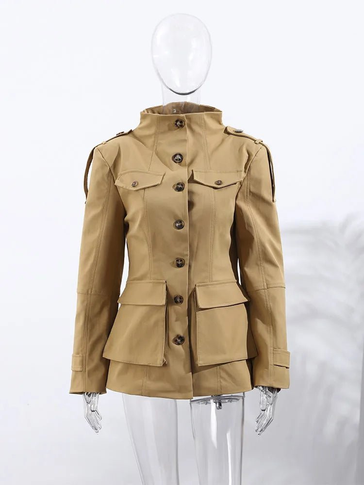 Melinda Slim Fit Trench Coat