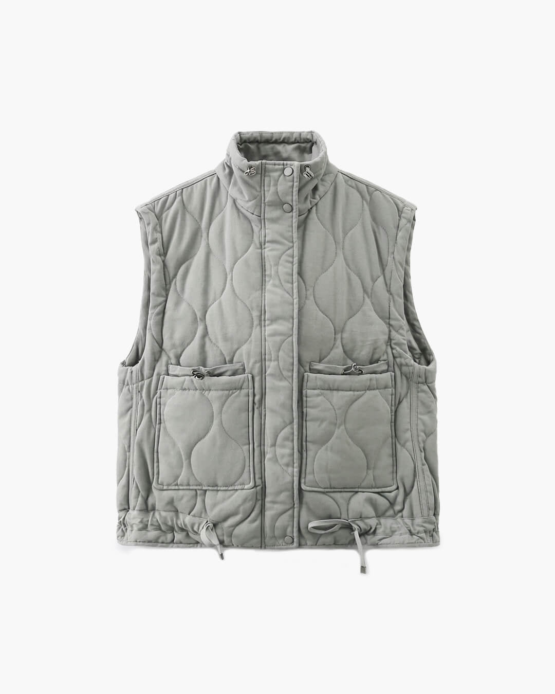 Micah Stand-Collar Pocket Vest