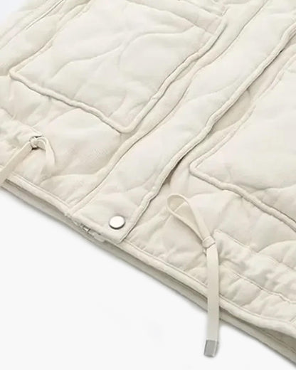 Micah Stand-Collar Pocket Vest