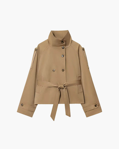 Sofie Cropped Trench Coat