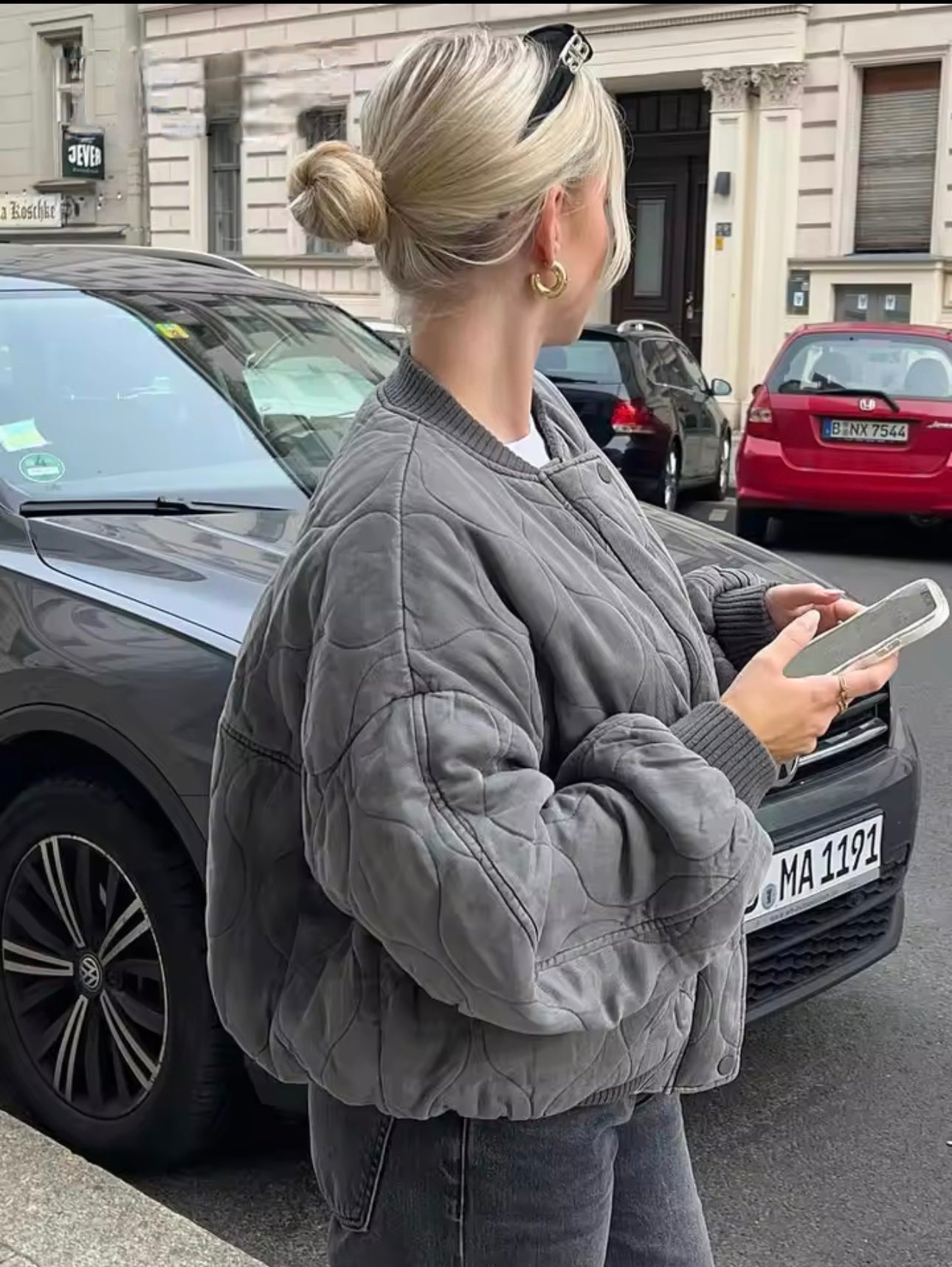 Sophie Padded Bomber Jacket