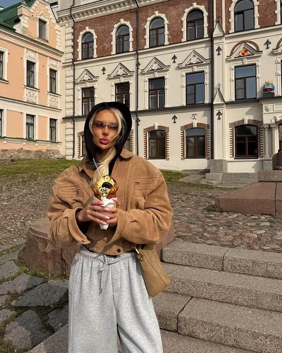 Trisha Suede Lapel Jacket