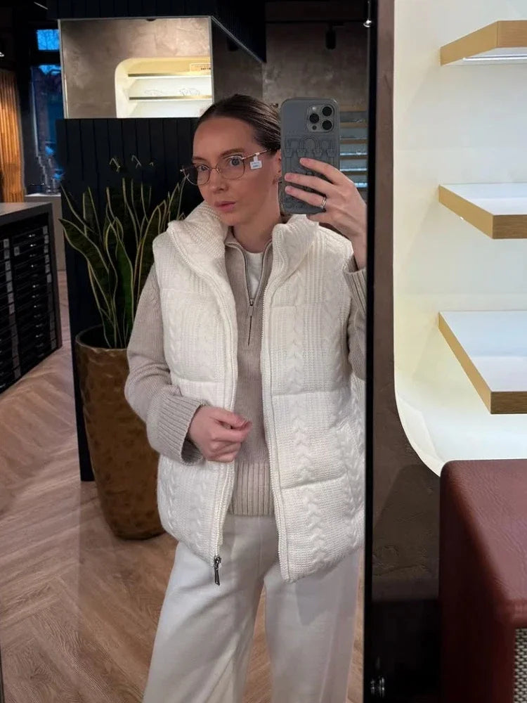 Jayden Knitted Sleeveless Vest