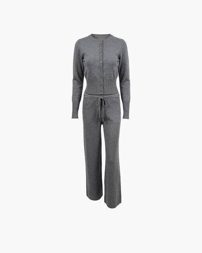 Aimee Knitted Cardigan and Trousers Set