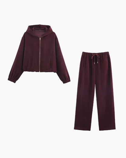 Amirah Hooded Tracksuit Set
