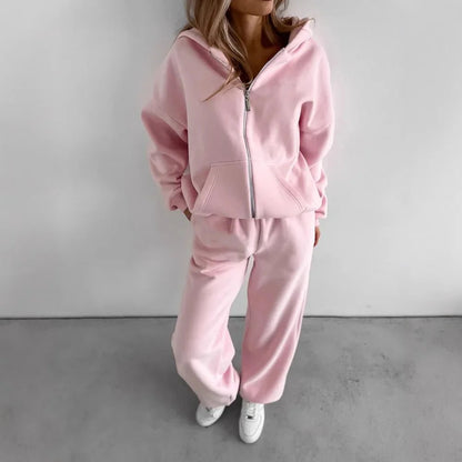 Cecilia Oversized Hoodie Track 2 Piece Set