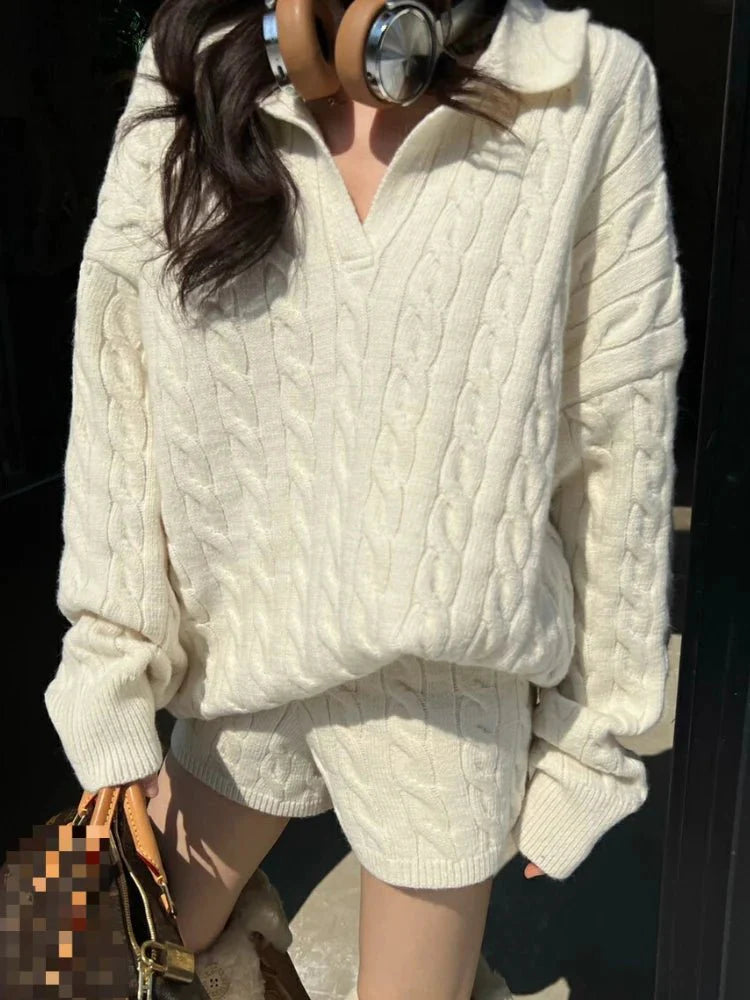 Maureen Knit Polo 2-Piece Set