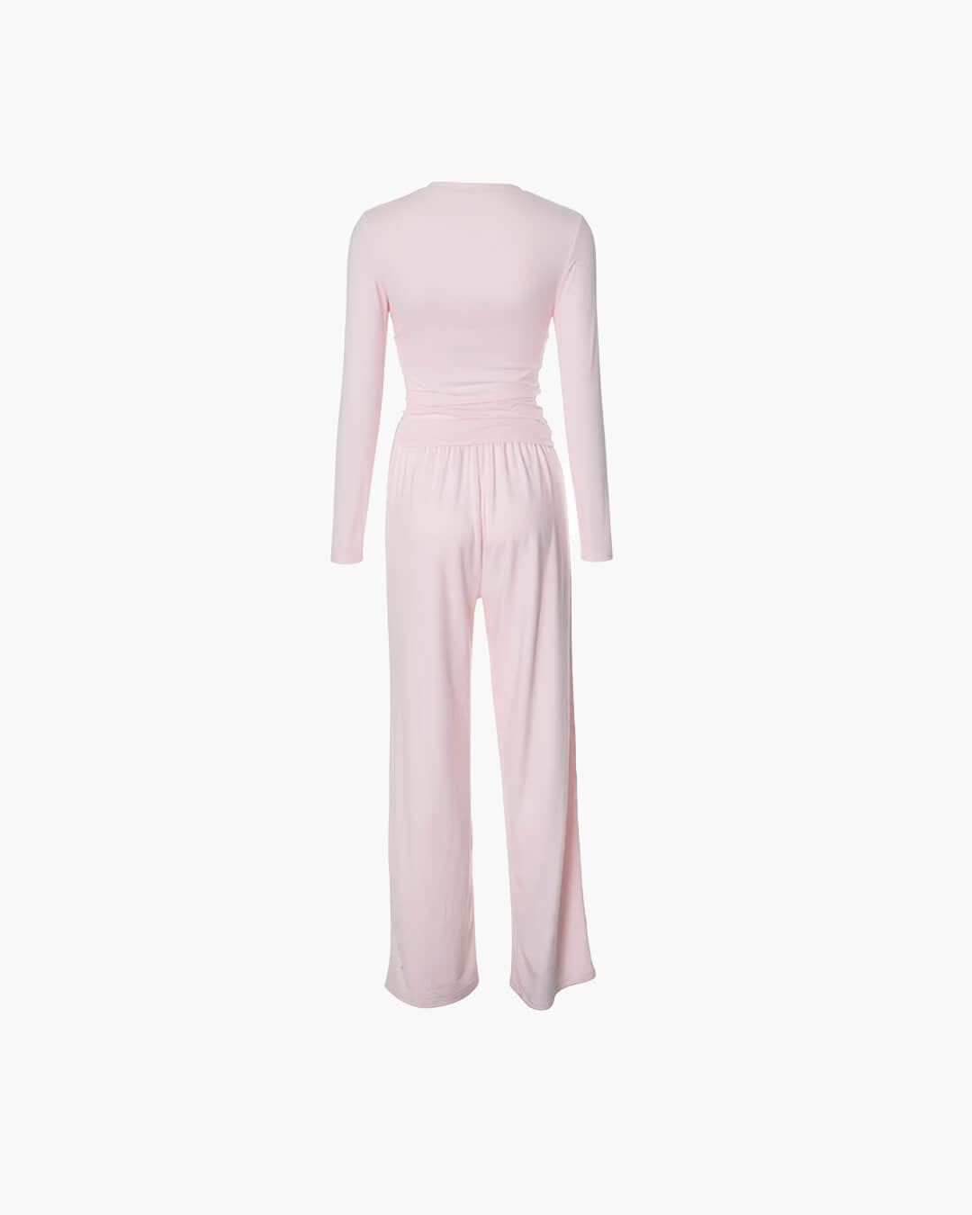 Meryll Long Sleeve Top and Wide Leg Trousers Set