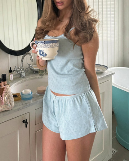 Gladys Sleeveless Top Pyjama Set