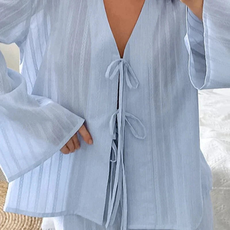 Julienne Cardigan Shorts Set