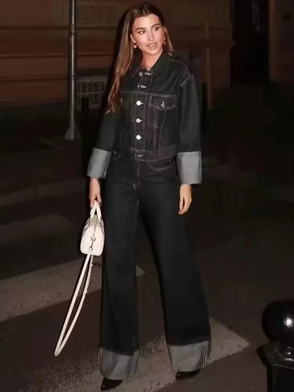 Amiah Vintage Denim Set