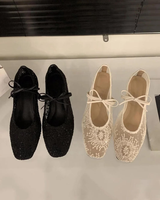 Joan Mesh Ballet Flats