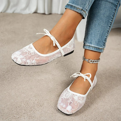 Joan Mesh Ballet Flats