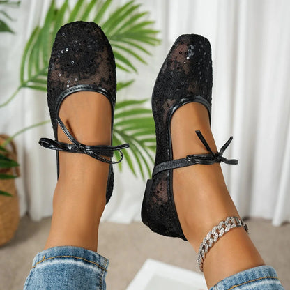 Joan Mesh Ballet Flats