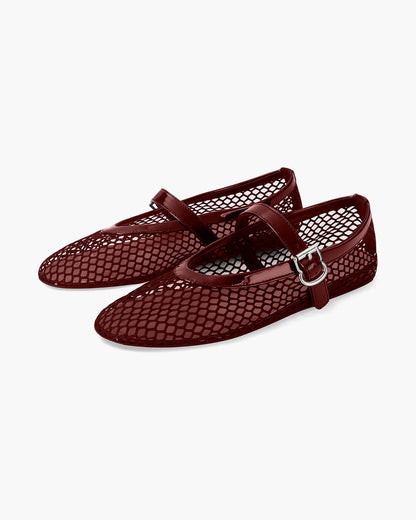 Rebecca Mesh Ballet Flats