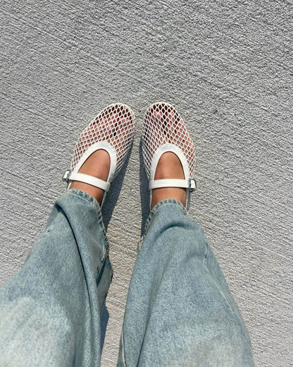 Rebecca Mesh Ballet Flats