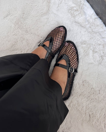 Rebecca Mesh Ballet Flats