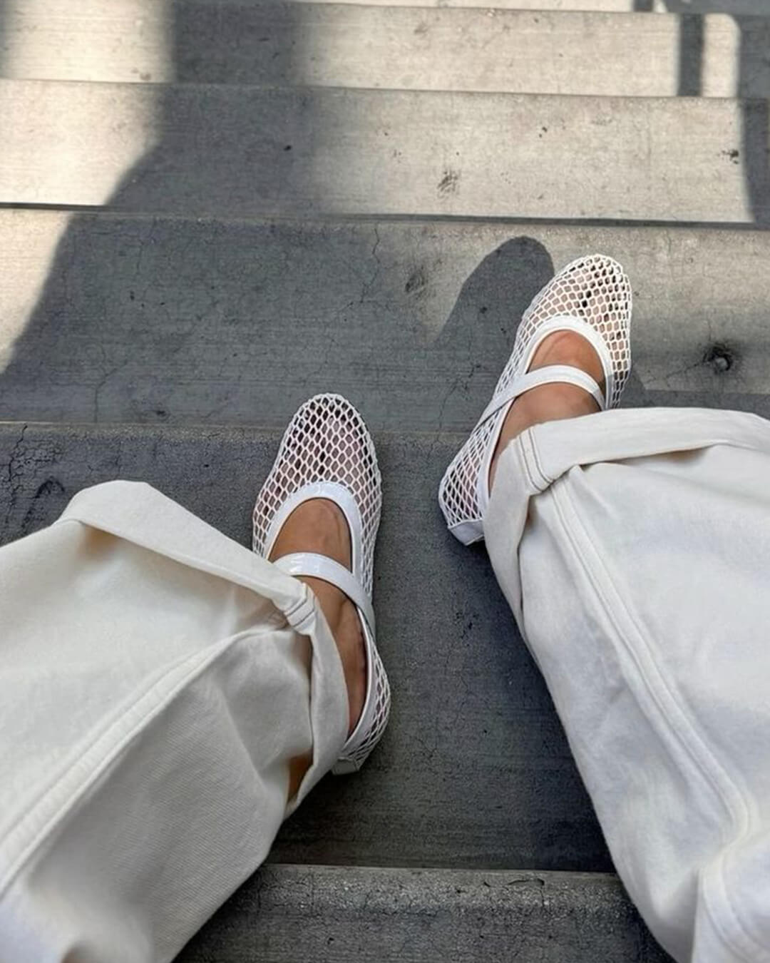 Rebecca Mesh Ballet Flats