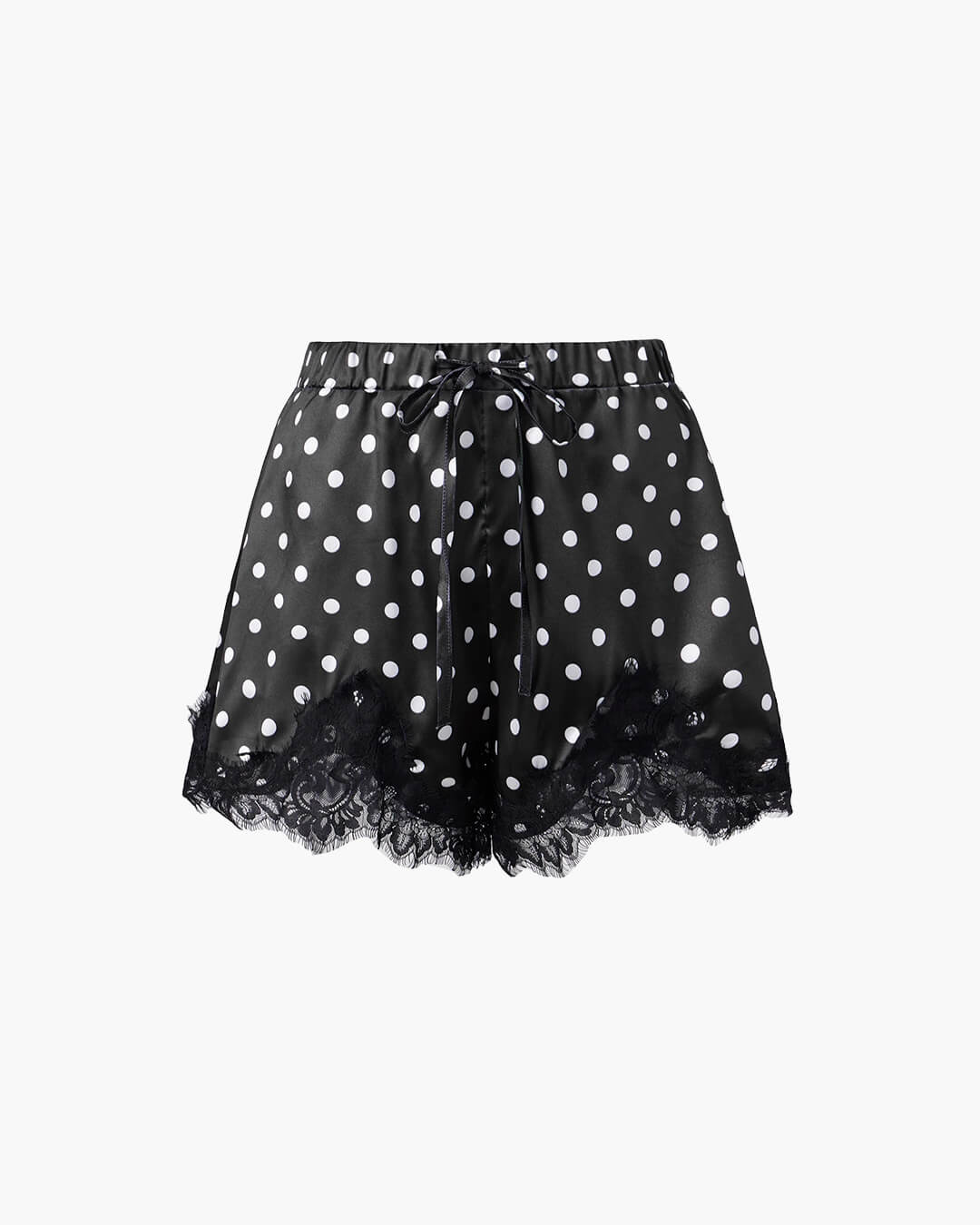 Kamilla Polka Dot Satin Mini Short