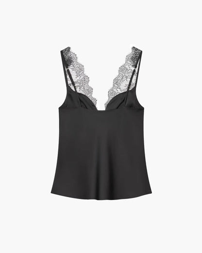 Amaris Lace V-Neck Sleeveless Top