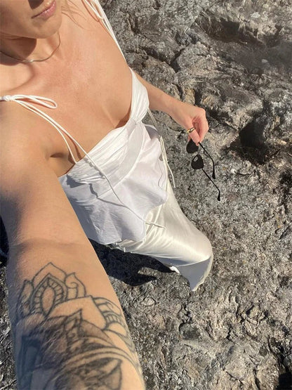 Jada Peplum Corset Cami Top