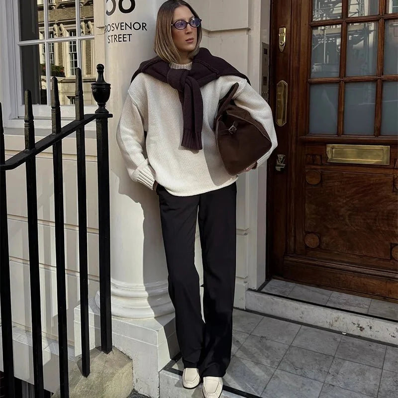 Joyce Loose Knitted Pullover