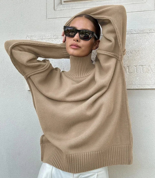 Katie Turtleneck Knit Sweater