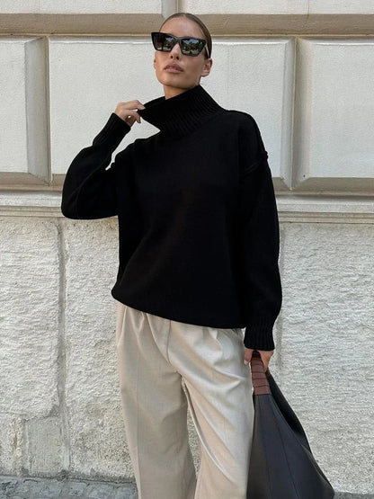 Katie Turtleneck Knit Sweater