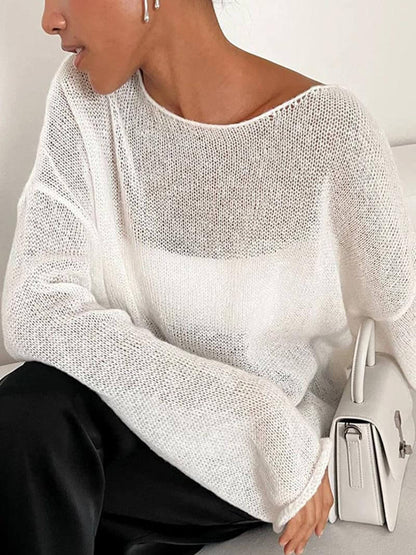 Lilian Sheer Loose Pullover