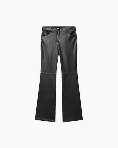 Michelle Faux Leather Flare Pants