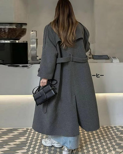 Alicia Gray Belted Long Coat