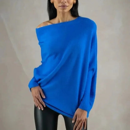 Women’s Off-Shoulder Loose Fit Sweater
