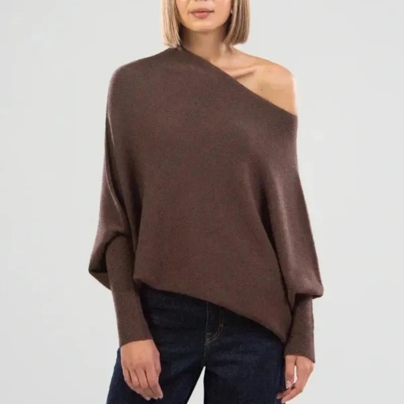 Women’s Off-Shoulder Loose Fit Sweater